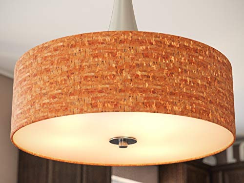 Kenroy Home 93013BS Bulletin 3-Light Pendant, Brushed Steel - color: Brushed Steel