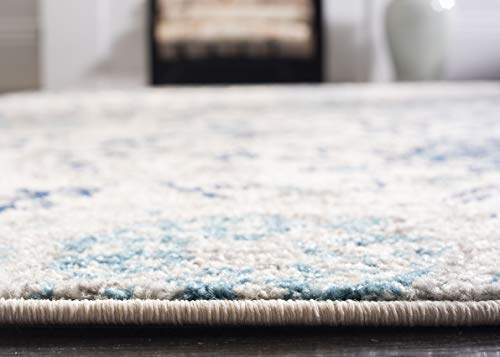 SAFAVIEH Madison Collection Accent Rug - 2'3" x 4', Cream & Light Grey, Glam Paisley Design, Non-Shedding & Easy Care, Ideal for High Traffic Areas in Entryway, Living Room, Bedroom (MAD600C) - color: Cream/Light Grey, size: 2'3" x 4' (Rectangular)