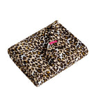 Betsey Johnson - Plush Throw Blanket for Couch or Bed, Soft Reversible Western Fleece Throw, Cozy Printed Soft Blanket, Etched Leopard Brown, 50" x 70" - color: Etched Leopard Brown