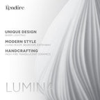 RONDURE 10.6" Ceramic Cordless Table Lamp, Portable Rechargeable Table lamp, Touch Dimmable Warm Ambient Lighting for Living Room, Bedroom, Dining Room, Fast Charging & Long Lasting - style: Lumina