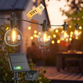 Kawaya Outdoor String Lights, LED Patio Light, Shatterproof Edison Globe Bulbs - IP65 Waterproof Dimmable Hanging Light - size: 31FT-New