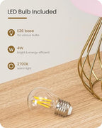 Pink and Gold Table Lamp, Small Bedside Lamp with Metal Base & Pink Linen Lampshade, Modern Nightstand Lamp, Little Cute Desk Lamp for Girl Kid's Room, 2700K LED Bulb Included, DP06TL05 - color: Pink + Gold