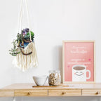 Modern Minimalist Bohemian Style Hanging Planters Plant Net Pocket Hand Woven Hanging Basket Holder Tapestry Flower Basket with Exquisite Tassel Indoor Balcony Decoration (Tassel) - size: Tassel