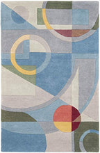 SAFAVIEH Rodeo Drive Collection Accent Rug - 3'6" x 5'6", Blue & Multi, Handmade Mid-Century Modern Abstract Wool, Ideal for High Traffic Areas in Entryway, Living Room, Bedroom (RD845B) - color: Blue/Multi, size: 3'6" x 5'6" (Rectangular)