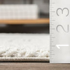 Nuloom Kerry Cream, 2'6" x 6', Geometric, Soft and Cozy, High Traffic, Stain Resistant, Easy Clean, Durable Runner for Bedroom, Living Room, Dining Space, Den, Foyer, Entryway - color: Kerry Cream, size: 2'6" x 6' (Rectangular)