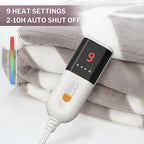 VENTIMI Electric Heated Blanket Full Size, 72" x 84" Heated Blanket with 9 Heat Levels & 2 to 10 Hours Auto Off, Fast Heating Blankets with ETL & FCC Certification, Beige - color: Beige, size: Full