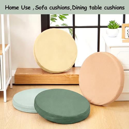 Juexica 4 Pcs Extra Thick Flexible Seating Floor Cushions Assorted Colored Pillow Floor Cushions for Classroom Soft Flexible Seating for Kids Learning Sitting Daycare School Chair (Matcha Color) - color: Matcha Color