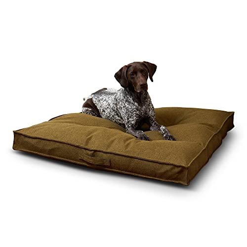 South Pine Porch Mila Square Tufted Pillow Style Dog Bed, Moss, Large (40" x 40") - color: Moss, size: Large (40" x 40")