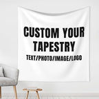 Personalized Tapestry Custom Tapestry Upload Images Banners and Signs Customize For Bedroom Tapestrys Decor Living Room Home - size: 59"L x 59"W