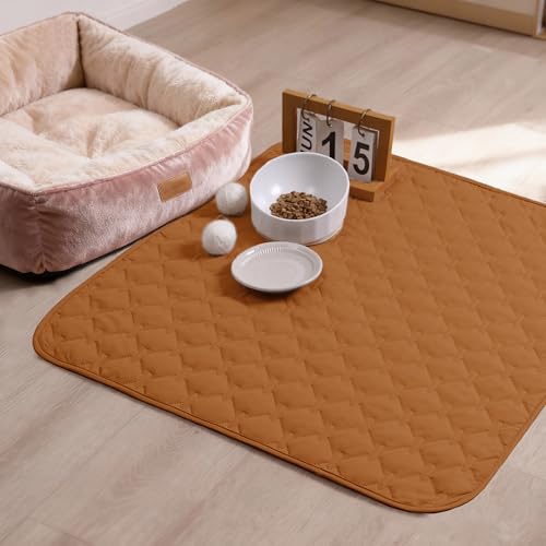 gogobunny 100% Double-Sided Waterproof Dog Bed Cover Pet Blanket Sofa Couch Furniture Protector for Puppy Large Dog Cat, Reversible (30x30 Inch (Pack of 1), Dark Pumpkin/Light Pumpkin) - color: Dark Pumpkin/Light Pumpkin, size: 30x30 Inch (Pack of 1)