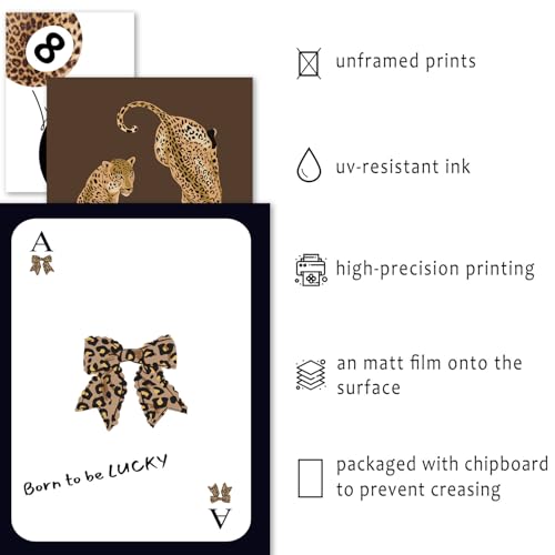 ANERZA 16 PCS Stockholm Style Room Decor, Cheetah Print Leopard Gallery Wall Art Prints Set for Bedroom, Preppy Posters for Living Room Aesthetic, Trendy Collage Kit Pictures, Funky Dorm Home Decor - color: Brown, size: 11"x14" Unframed