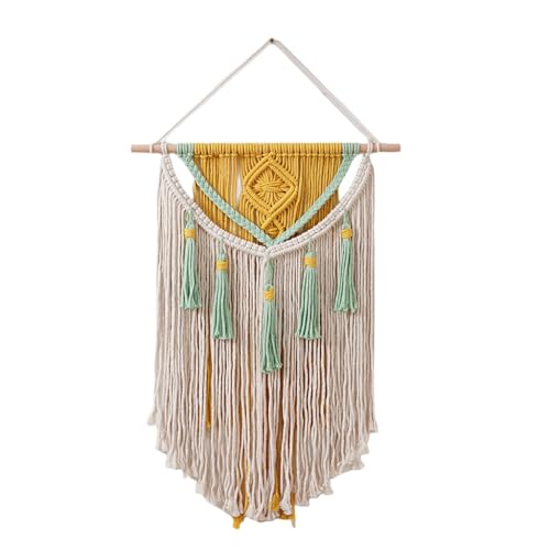 BMIDRUT Macrame Wall Hanging Boho Home Decor Handmade Macrame Tapestry Woven Decoration for Bedroom Living Room Apartment Dorm Gallery 18x28 Inch (B) - color: B