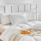 WARMDERN Waffle Weave Pillowcases Queen Size 2 Pack Pillow Cases Soft Microfiber Pillow Case Covers Set of 2 Boho Woven Textured Pillowcase with Envelope Closure(White, Queen, 20x30 Inches) - color: White-waffle Weave, size: 20" x 30" (Pack of 2)