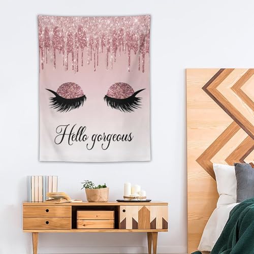 Eyelashes Tapestry Wall Hanging Tapestries Wall Backdrop Room Poster Art Aesthetic Decor for Home Office Bedroom Living Room Dorm 30"x40" - color: Eyelashes-3, size: 40"L x 30"W