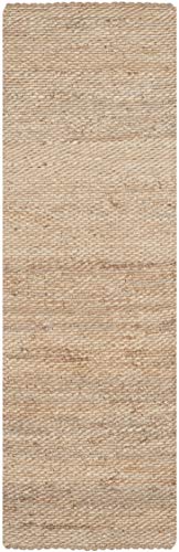 SAFAVIEH Natural Fiber Collection Runner Rug - 2'6" x 6', Natural, Handmade Jute, Ideal for High Traffic Areas in Living Room, Bedroom (NF459A) - size: 2'6" x 6' (Runner)