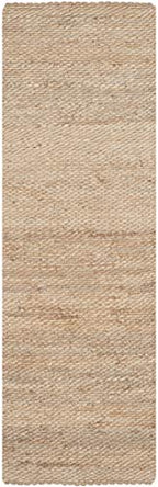 SAFAVIEH Natural Fiber Collection Runner Rug - 2'6" x 6', Natural, Handmade Jute, Ideal for High Traffic Areas in Living Room, Bedroom (NF459A) - size: 2'6" x 6' (Runner)