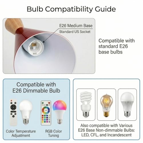 DEC LUCE DECOLUCE LIGHTING Modern Plug in Pendant Light Kitchen, Adjustable Hanging Lamps Plug into Wall Outlet for Dining Room, Bedroom, Living Room, Contemporary Wall Décor(Traffic Red) - size: funnel pendant light trafic red