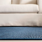 Martha Stewart x SAFAVIEH Area Rug Collection - 2'3" x 8' Runner, Blue, Sisal & Jute, Farmhouse Style, Ideal for Living Room, Bedroom, Foyer, Hallway (MSR9501M) - color: Blue, size: 2'3" x 8' (Runner)