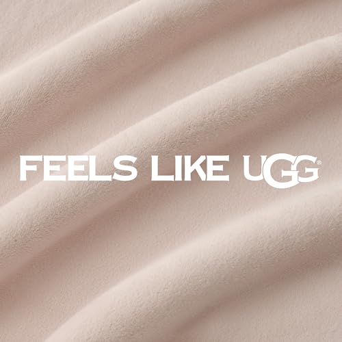 UGG Coco Plush Fleece Throw Blanket – Soft & Cozy Blanket for Couch, Bed & Sofa, Perfect for Home Decor, House Warming Gifts or Luxurious Birthday Gifts for Women, 50" x 70", Pink Himalayan Salt - color: Light Pink