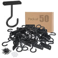 50Pack Ceiling Hooks Bulk for Hanging Plants Black 2.5in - color: Black, size: 2.5In 50Pack