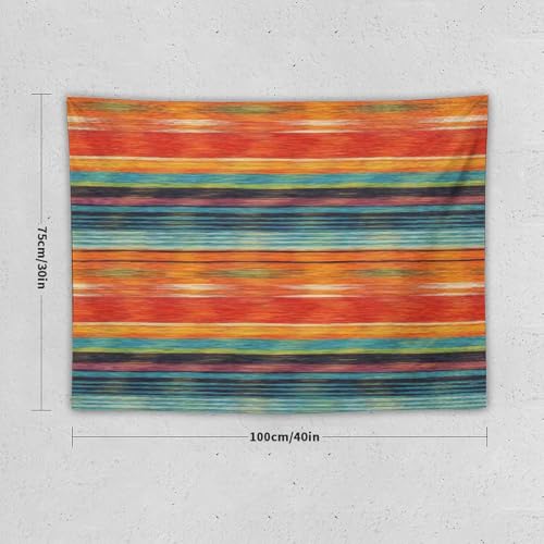 Bohemia Art Tapestry, Abstract Vibrant Vintage Aztec Motif Tapestries Home Decor for Living Room Bedroom Decoration 40in Wx30in H (102×76cm) - color: Bohemian Tapestry-9, size: 40in"Wx30in"H (102×76cm)