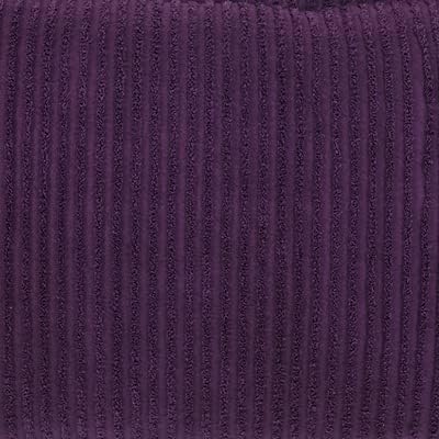 Better Trends Chenille Bedspreads Full/Double Size, Plum 100% Cotton Chenille Stripe Design Tufted Bedding Coverlet Soft Lightweight, 96"x110" with 2 Sham, 3 Pieces Set Jullian Collection