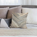 Caramel Brown Grey Beige Farmhouse Barn Wood Throw Pillow Covers Cozy Square Throw Pillowcases Home Decorative for Bed Couch Sofa Living Room Cushion Cover 18"X18"