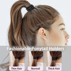15 PCS Braided Hair Ties for Women Girls High Elastic Ponytail Holders No Damage Hair Hair Ties for Thick Thin Hair-Netural - color: Neutral-15 PCS