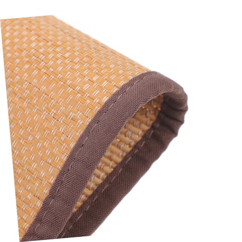 Natural Woven Floor Pillow Boho Home Decor Seating Mat Carbonized Thickness