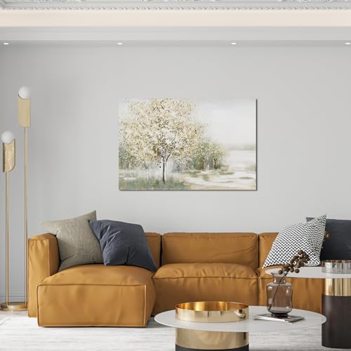 Canvas Wall Art Decor Wall Art Pictures for Living Room Canvas Art Wall Decor Artwork for Walls Natural Landscape Wall Art Decor Vintage Tree Wall Art Prints 24" X 36" for Bedroom Office Kitchen - color: Green, size: 36"L x 24"W
