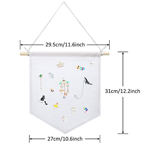 Boao 4 Pcs Boho Room Decor Hanging Decorations Pin Banner Wall Display Banners Elementary Wall Art Banner Welcome to Teacher Gift(Beige,10.6×12.2inches,Classic) - color: Beige, size: 10.6×12.2inches