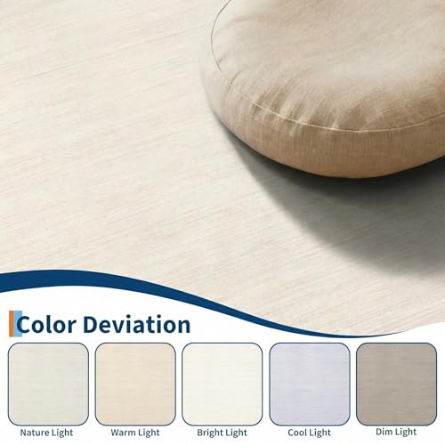 Hallway Runner Rug 2.5x8 Washable Non Slip Kitchen Runner Rugs Low Pile Modern Solid Color Living Room Rugs Minimalist Plain Entry Long Runners Boho Accent Solid Runner Rugs for Bedroom Nursery, Ivory - color: Ivory, size: 2'6" x 8' (Runner)