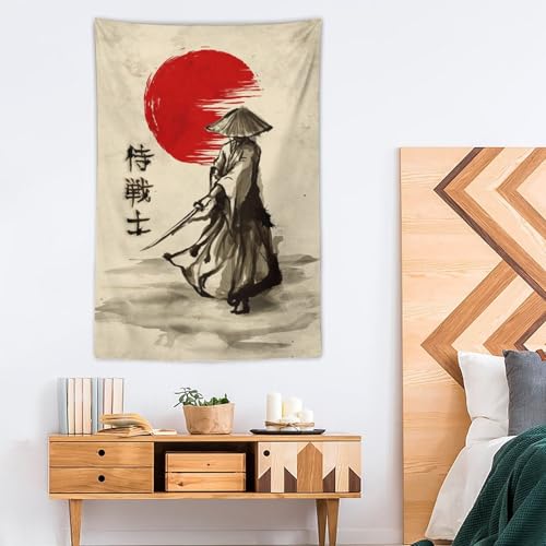 JOKIMAL Japanese Woman Geisha Samurai Tapestry Poster Wall Wall Art Apartment Home Dorm Wall Decorations for Living Room Bedroom Tapestries40 x60 - color: Geisha 3