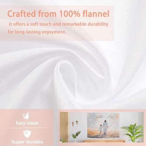 AQYIP Jesus with Kid Christian Tapestry, Follow Me Bible Verse Tapestry Decorative, Christian Religious Jesus Wall Tapestries Blanket Decor for Home Office Church Prayer Room, 50x60 Inch - color: follow me