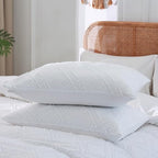 Duvet Cover, 3PCS Boho Duvet Cover Set, Geometric Pattern Tufted Bohemian Comforter Cover Jacquard Knit Textured Bedding Set with Zipper Closure - color: White-02, size: Twin