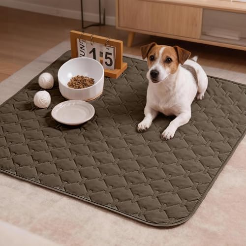 gogobunny 100% Double Sided Waterproof Dog Blanket Soft Pet Bed Cover Reversible Protect Furniture Couch Sofa Car for Puppy Cat Kids (Dark Walnut/Light Walnut, 30x30 Inch (Pack of 1)) - color: Dark Walnut/Light Walnut, size: 30x30 Inch (Pack of 1)
