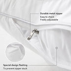FAVRIQ 26 x 26 Euro Pillow Inserts - 26 Inch Decorative Throw Pillows for Couch Bed Sofa with 100% Cotton Cover - Pack of 2 - size: 26x26 Inch