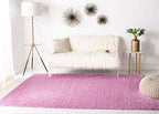 SAFAVIEH August Shag Collection Accent Rug - 2'3" x 4', Pink, Solid Design, Non-Shedding & Easy Care, 1.2-inch Thick Ideal for High Traffic Areas in Entryway, Living Room, Bedroom (AUG900X) - color: Pink, size: 2'3" x 4' (Rectangular)