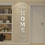 Wall Mirror, Silver 100x20cm Family Decor Removable 3D Acrylic Decorative Mirror Decals Self-Adhesive Reflective Stickers for Living Room Wall Art Entryway Background Home Decor Family Signs