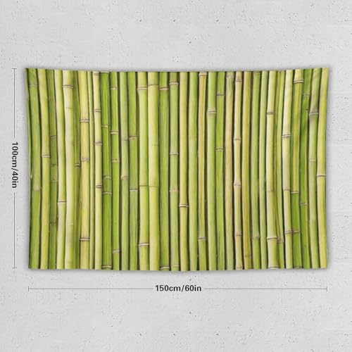 HZOHNAGO Bamboo Tapestry Chinese Style Green Pattern Printed Wall Tapestry Painting Wall Hanging for Bedroom Living Room Dorm 60" W x 40" H - color: Bamboo-7, size: 60"L x 40"W