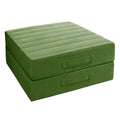 Codi Thick Replacement Couch Cushions 2 Sets, Upholstery Foam with Washable Covers for Sofa Cushion Chair Meditation - 24 × 24 × 5 Inch, High Density Foam, Green - color: Green, size: 24 Inch (Pack of 2)