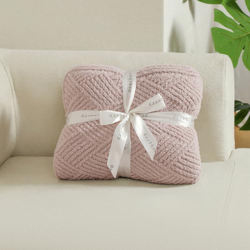 bearberry Super Soft & Fuzzy Minky Throw Blanket Lightweight All-Season - Diamond Stitch Plush Fleece for Couch, Bed, Sofa | Machine Washable Cozy Gift for Women, Men, Home (Beige, 40”x50”) - color: Argyle Knit Beige, size: Kids(40″x50″)