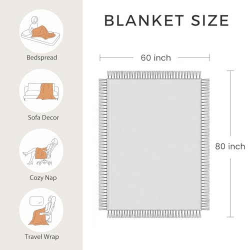 LUTBM Boho Throw Blanket for Bed 100% Cotton Soft Quilt Summer Lightweight Blanket Bird Floral Embroidery Room Decor Twin Bed Blankets,60"x80" All Season Breathable Throw for Sofa&Couch Chair - color: Animal-bird-a, size: 60"×80"