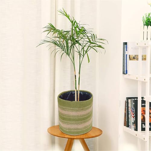Jute Planter Basket Modern Woven Basket for 8" Flower Pot Floor Indoor Planters, 10” x 10” Storage Organizer Basket Rustic Home Decor, Boho Storage Earth-Friendly Planter (10x10 Inches, Grey 25) - color: Grey 25, size: 10x10 inches