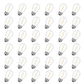 GvvooHome 36 Pack Shatterproof S14 LED Replacement Bulbs for Outdoor String Lights, 1W Equivalent to 11W Incandescent Bulb, Warm White 2200K, Dimmable, E26 Regular Medium Screw Base - size: 36 Count
