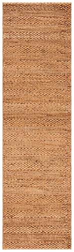 SAFAVIEH Natural Fiber Collection Runner Rug - 2'3" x 6', Gold, Handmade Jute, Braided Woven Design, Ideal for Living Room, Bedroom (NF212E) - color: Gold, size: 2'3" x 6' (Runner)