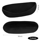 2PCS 36Inch Upgraded Planter Basket Liners Fabric Window Box Liners Felt Trough Planter Liner Black Flower Basket Liner Non-Woven Hanging Plant Liner for Planters Garden Fence - Avoid Bird Nesting - size: 2PCS 36 Inch