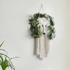 Large Macrame Wall Hanging, 88 * 26cm/34''*10'' Bohemian Style Art Decor, Linen Tapestry For Home/Bedroom/Wedding Decoration, Bohemian Home Decoration, Large Macrame Art Backdrop