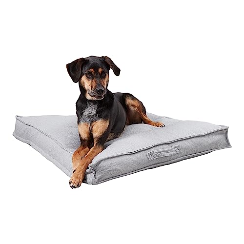South Pine Porch Mila Square Tufted Pillow Style Dog Bed, Cement, Medium (32" x 32") - color: Cement, size: Medium (32" x 32")