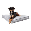 South Pine Porch Mila Square Tufted Pillow Style Dog Bed, Cement, Medium (32" x 32") - color: Cement, size: Medium (32" x 32")